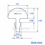 Jescar Stainless Jumbo Fret Wire 57110S